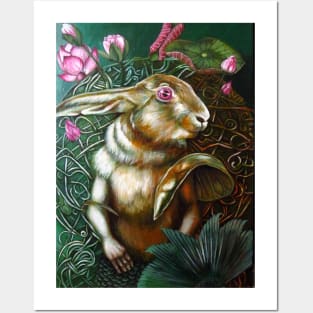 Water Rabbit Posters and Art